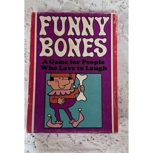1968 Funny Bones Game Parker Brothers Complete Party Game Retro Vintage